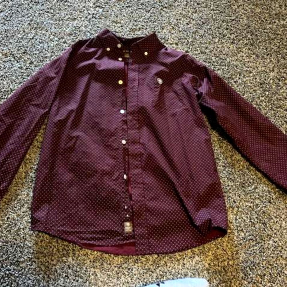 Ariat boys western shirt